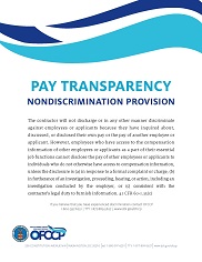 Pay Transparency Nondiscrimination Provision