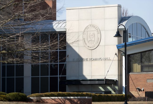 Romano Hall exterior sunny